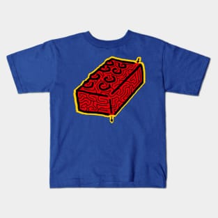 Brick Block Maze Kids T-Shirt